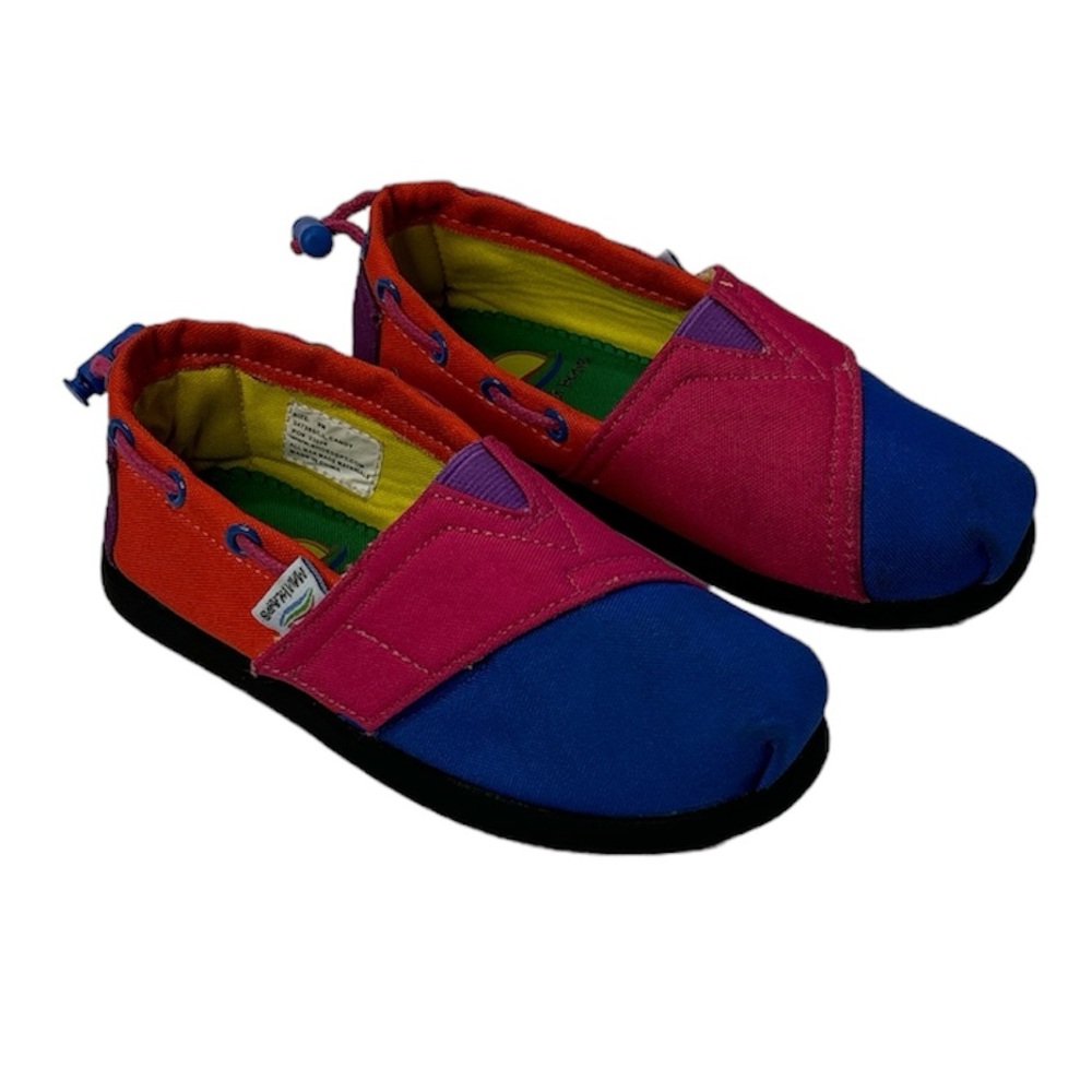 Maui Island Lil Candy Casual Slip On Multicolor Shoes Girl Toddler Size 9M